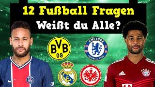 12 Football Quiz Questions with Premier League, Bundesliga, Neymar