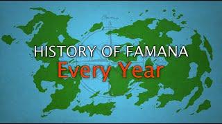 History of Famana: Every Year (History timeline of fictional Planet)