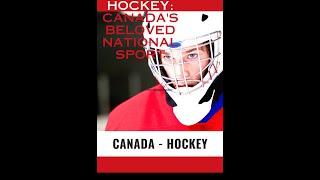 Хоккей - Канадский Национальный Спорт