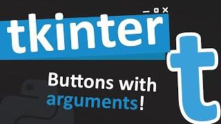 Using button functions with arguments in tkinter