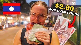 THIS is the Night Market to visit for Laos Street Food! 