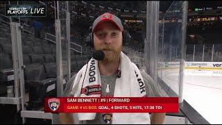 Sam Bennett, the menace, speaks on the Marchand hit and tonight’s game tying goal / 12.05.2024