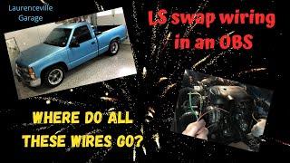 Intimidated by LS wiring? Where I connected loose wires for my OBS Chevy Cheyenne Cammed 5.3 LS swap