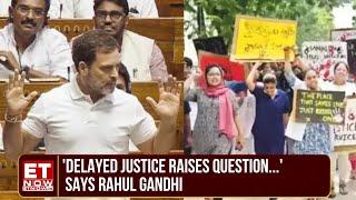 Kolkata Horror: 'Attempt To Save Accused' Says LoP Rahul Gandhi, Watch His Full Reaction