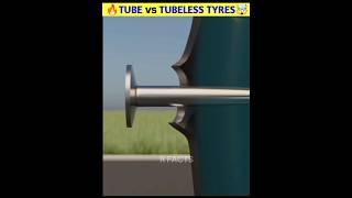 Tube vs Tubeless tyres#shorts #viral