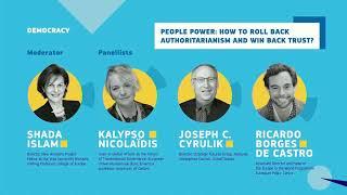 ESPAS Conference 2023: People power: how to roll back authoritarianism and win back trust?,