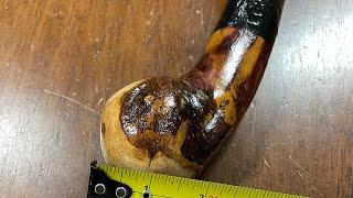 Blackthorn Walking stick - Irish shillelagh by McCaffreyCrafts.com