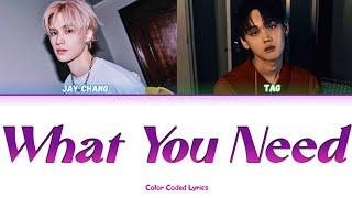 JAY CHANG (제이창) - 'What You Need' (feat. TAG of ONE PACT) Color Coded Lyrics [HAN / ROM / ENG]