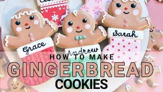 Gingerbread in Stocking LIVE Cookie Decorating Demo