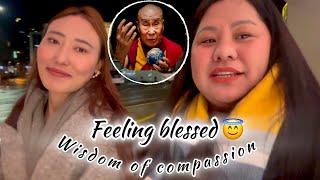 WENT TO WATCH WISDOM OF COMPAISSION ||  HIS HOLINESS || Tibetan vlogger