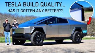 SHOCKING! We Review the BUILD QUALITY on one of the FIRST 2024 Tesla Cybertruck's!