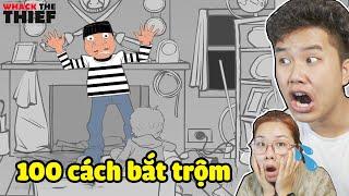 100 Cách Bắt Trộm Đáng Sợ Nhất Bạn Từng Thấy !?? bqThanh và Ốc Chơi WHACK THE THIEF