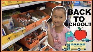 BACK TO SCHOOL Shopping Supplies | Vlog with Emma