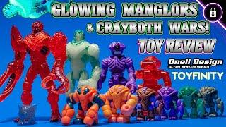 Crayboth War! & Glowing Manglors!! | Onell Design & Toyfinity NEW DROPS!! - GLYOS Toy Review