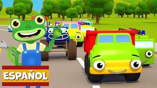 Había 10 en el camino | Garaje de Gecko | Carros para niños | Vídeos educativos