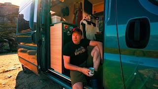 Cozy Solo Camping in the Remote North | Full-Time Van Life from Fjords to Arctic | New Beginnings