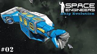 Space Engineers: Ship Evolution - Finding Resources By Asteroid Hopping EP2