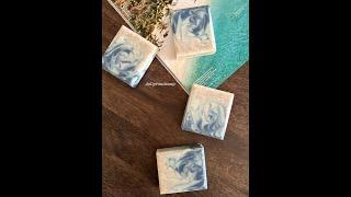 Ocean waves soap. Making Nautilus Swirl soap. Soap Challenge May 2024. Swirl soap making.