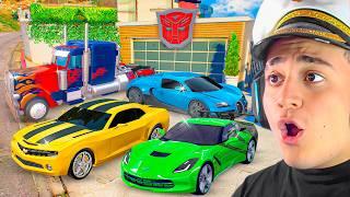 Robando TRANSFORMERS MILLONARIOS en GTA 5 !! 