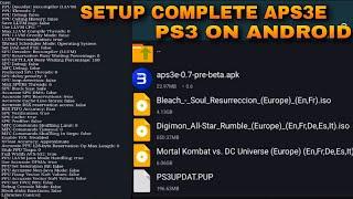 Setup Complete aPS3e - Settings Emulator PS3 On Android