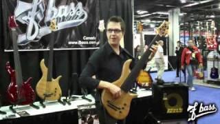 Alain Caron with the new F Bass AC-Classic @ NAMM 2011