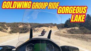 Goldwing  GROUP ride- MINIMAL  Talking- LAKE Hughes California