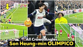 All Crowd Angles of Son OLÍMPICO Goal to seal a spot for Spurs in the Carabao semifinals vs Man Utd