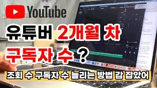 초보 유튜버 꿀팁 / 조회수 구독자 빨리 늘리는 법 / 30대 유튜브 2개월하고 느낀점 / 디저트카페 사장의 유튜브 생존 기록