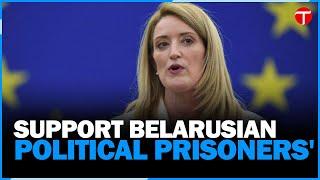 Roberta Metsola Delivers Powerful Message in Support of Belarusian Freedom Fighters