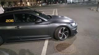 Audi RS5 Stage 2 straight piped exhaust sound | pops and bangs