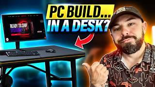 A Gaming PC… Built In a DESK!