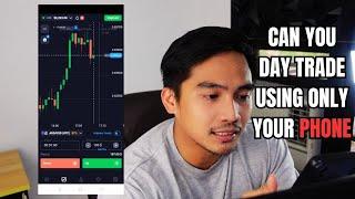 Can you day trade using only your phone? | Day trading tutorial | Quotex | Tagalog tutorial