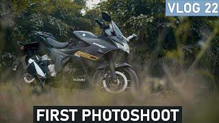 First Photoshoot of "THE BAT" | Suzuki Gixxer SF 250 #gixxer #suzuki #rudra #bat