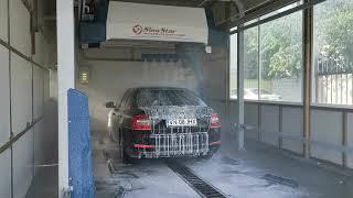 Romania Spalatorie Auto Touch free 360 car wash machine S9, Sino Star Laser wash in Fosacni Romania