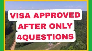 Visa Was Given After Only 4 Questions/Nairobi Embassy/Single Applicant #greencard