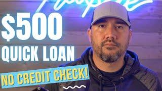 $500 LOAN APP w/o a CREDIT CHECK! or application - INSTANT FUNDING!