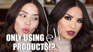 GLAMMED UP ONLY USING ELF PRODUCTS | iluvsarahii