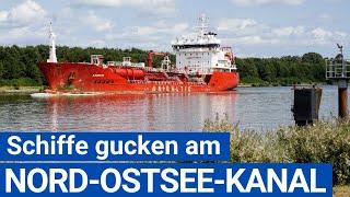 Mein Lieblingsort am Nord-Ostsee-Kanal | Schiffe gucken in Fischerhütte