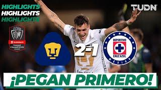 Highlights | Pumas 2-1 Cruz Azul | CONCACHAMPIONS 2022 - Semis | TUDN