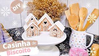 CASINHAS DE BISCOITO | GINGERBREAD HOUSE| DIY DE NATAL| CHRISTMAS DECOR DIY