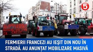 Fermierii francezi au ieşit din nou în stradă. Au anunțat mobilizare masivă