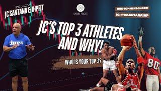 JC Santanas Top 3 Athleten: Muhammad Ali, Michael Jordan und Jerry Rice