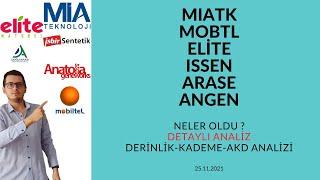 MIATK | MOBTL | ISSEN | ELİTE | ARASE | ANGEN | HALKA ARZ | DERİNLİK KADEME ARACI KURUM DAĞILIMI