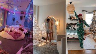 Decorate my room with me for Christmas ️ ~ Tiktok Compilation