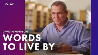 David Hemingson's "Words to Live By" | ''The Holdovers' Oscars