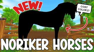*NEW* NORIKER HORSE BREED ALL COAT COLORS & MORE!! STAR STABLE SPOILERS!!