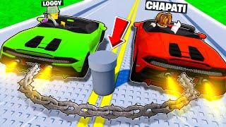 LOGGY AND CHAPATI ARE CHAINED TOGETHER WITH SUPERCARS