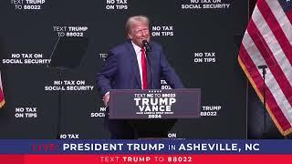 FULL REMARKS: President Trump's Plan To Defeat Inflation in Asheville, NC