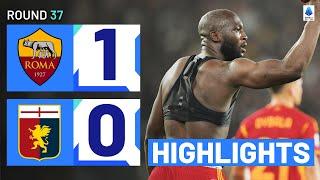 ROMA-GENOA 1-0 | HIGHLIGHTS | Lukaku secures three points for 10-man Roma | Serie A 2023/24