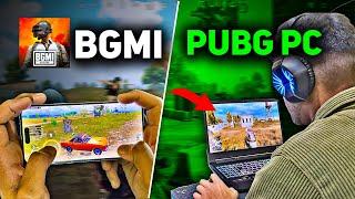 BGMI Player Tried PUBG PC  - Unbelievable Experience! | Samar Playz